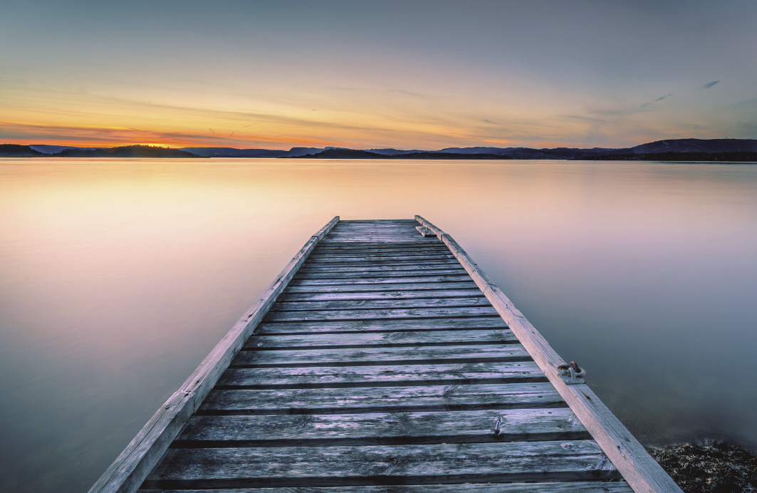 Pier at golden hour